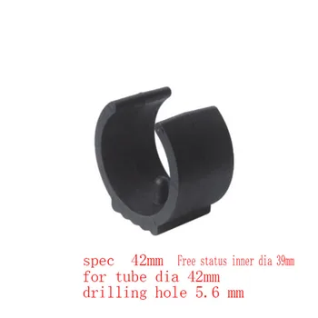38 мм 42 мм круглая трубчатая прокладка, шайба для седла, зажим для обертывания, подвал для труб, черная пластиковая шайба для труб, распорка для мебельных ножек, стул