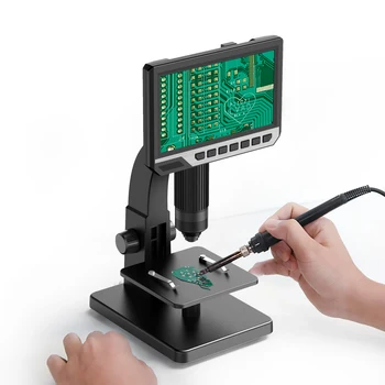 Биологический Сканирующий Электронный Микроскоп с HD-зумом, инструмент для камеры, ювелирные изделия с бриллиантами, 2000-кратный объектив, USB Цифровой электрический микроскоп