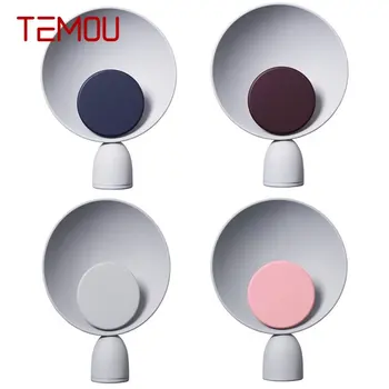 Современная декоративная настольная лампа TEMOU Простой дизайн, креативный Мини-настольный светильник, домашний светодиодный светильник для фойе, гостиной, прикроватной тумбочки в офисе