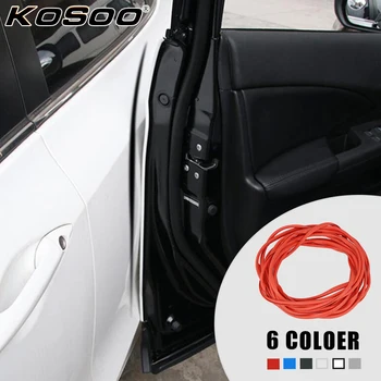 KOSOO Car Кромка Двери Автомобиля Боковая Царапина Защитная Полоса От Столкновения Наклейка Наклейка Для Mazda CX-5 CX-9 323 629 Mazda 3 5 6 8 MX-5 626