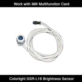 Светодиодный датчик яркости Colorlight SSR-L16 работает с многофункциональной картой iM9, автоматически регулирует яркость светодиодного экрана