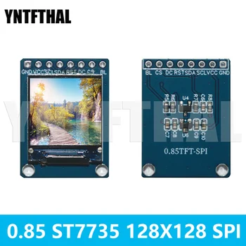 0,85-дюймовый 0,85-дюймовый цветной TFT-дисплей Модуль HD IPS LCD светодиодный экран 128X128 SPI Интерфейс ST7735 контроллер