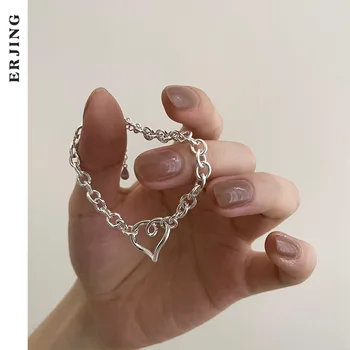 Высококачественный легкий роскошный изысканный браслет-цепочка для любви, женский браслет из стерлингового серебра 925 пробы, простой и нишевый дизайн