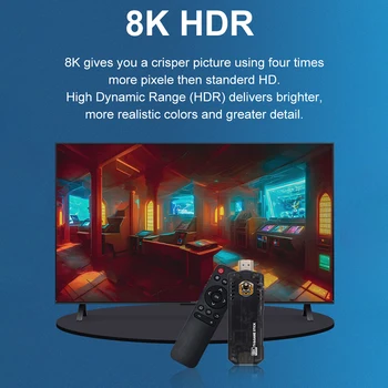 Игровая приставка M8/X8 8K 15000 + Аркадных Ретро-игр Для Игровых Консолей PS1/FC/GBA Беспроводной Контроллер HD Mini TV Box для Android 2