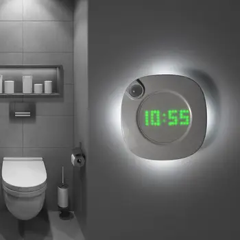 Умный ночник с батареей для часов USB-лампа с датчиком движения, светодиодная лампа для ванной комнаты, шкафа в спальне, магнитные настенные светильники