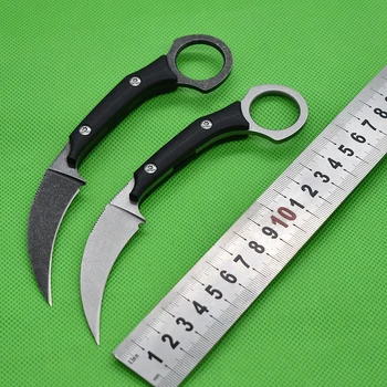 Новый Нож D2 Blade Карманный Прямой Нож Открытый Нож Для Выживания Тактический G10 Ручка Походный Военный Нож Kydex Ножны