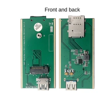 PCI-E Mini PCI-E PCI Express Беспроводная Карта К USB-Адаптеру С Разъемом для SIM-карты Беспроводной Адаптер Для Модуля WWAN/LTE 4