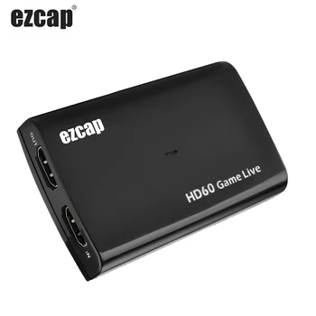 Ezcap 266 Full HD 1080P 60 Кадров в секунду Аудио-Видеозахват Коробка Для Записи Карточных Игр Устройство Прямой Трансляции Микрофон В Петле для Камеры PS4 Xbox 0