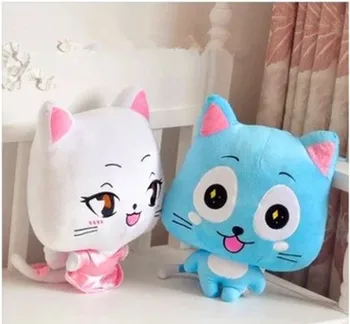 Японский аниме Мультфильм Fairy Tail Хэппи и Карла Кэт голубая кошка Милые игрушки Кавайные животные Косплей фигурка