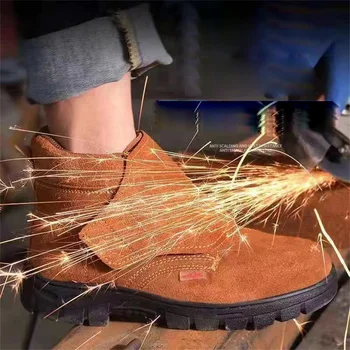 2023 Рабочая обувь Военного качества, Защитная Обувь с защитой от скольжения и проколов, Мужская и женская рабочая обувь
