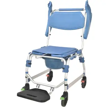 Стул для унитаза пожилых людей, Беременные женщины-инвалиды, нескользящий ремень для ванны, колесо, Передвижной унитаз, расширенный Бытовой табурет, стул для ванны