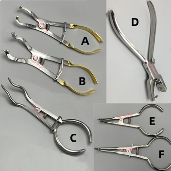 Плоскогубцы для установки ортодонтического сепаратора Steiner, восстанавливающий перфоратор, эластичные лигатурные стяжки, пинцеты, хирургические инструменты из 1 шт.