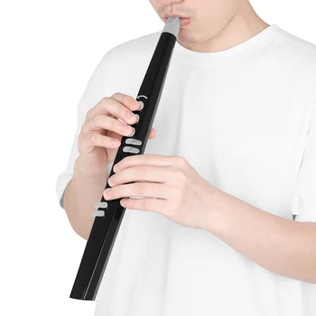 Электронная флейта, 800 мАч, электронный духовой саксофон, Встроенный 13-тональный MIDI-выход, Поддержка внешних динамиков для наушников 3