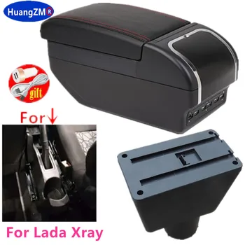 Для LADA XRAY Подлокотник коробка для LADA XRAY автомобильный подлокотник центральный ящик для хранения Модифицированные детали Аксессуары Простота установки