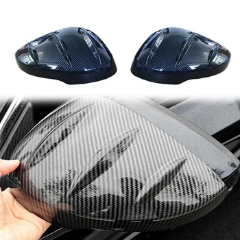 1 пара ярких черных накладок на зеркала заднего вида из АБС-пластика для Honda-Civic 11Th Gen 2022 Автомобильные рожки в виде ракушки