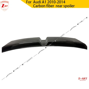 Крыло заднего спойлера багажника Z-ART из углеродного волокна для Audi A1 2010-2014, спойлер заднего выступа багажника, спойлер заднего выступа крыла