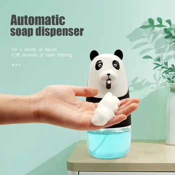 Бесплатная Доставка Автоматический дозатор пены для мыла Мультяшная Индукционная машина для мытья рук с жидкостью USB Зарядка Интеллектуальная Ручная стирка