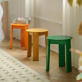 Креативный стул для гостиной в скандинавском стиле, современный минималистичный, Низкие Маленькие круглые предметы домашнего обихода, практичная фирма по доставке