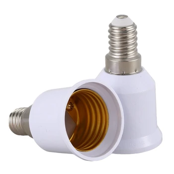 15 шт. Винт для основания адаптера E14, E27, преобразователь гнезда для светодиодной лампы, белый